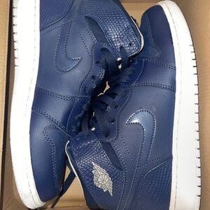 Jordan Kids Sneakers - Navy Blue and White